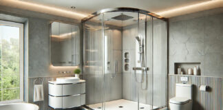 Kabina prysznicowa półokrągła