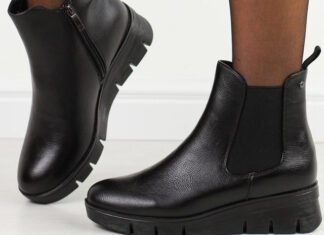 Botki damskie na koturnie