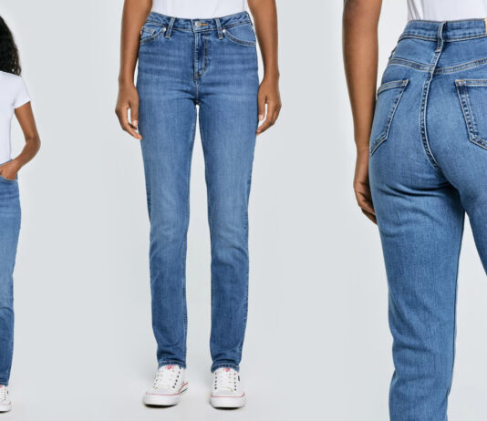jeansy damskie slim